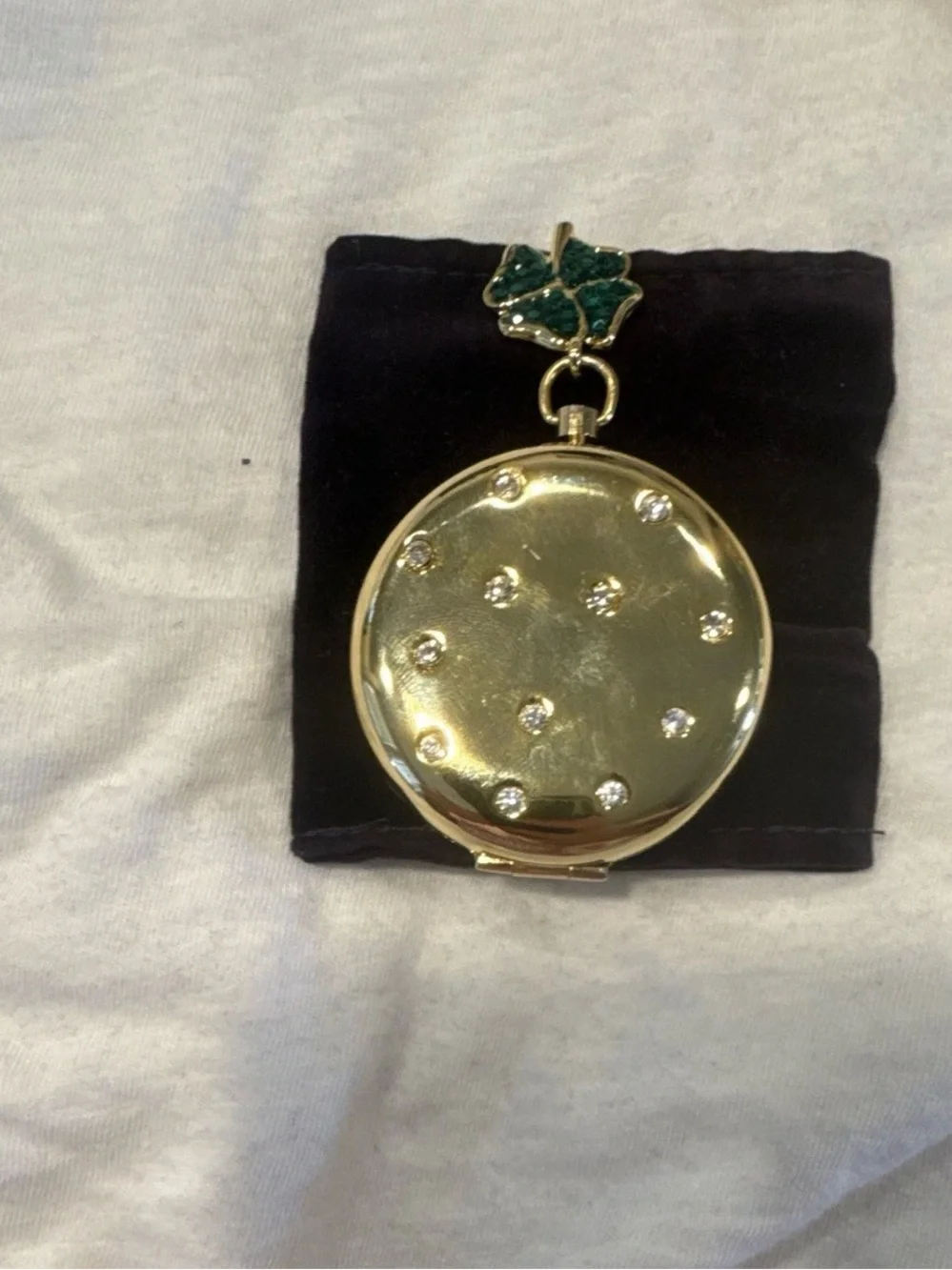 Estée Lauder Lucky Clover Compact Vintage